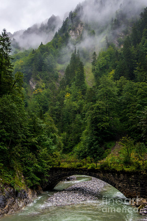 Old Bridge - Austrian Alps - Austria Photograph by Gary Whitton
