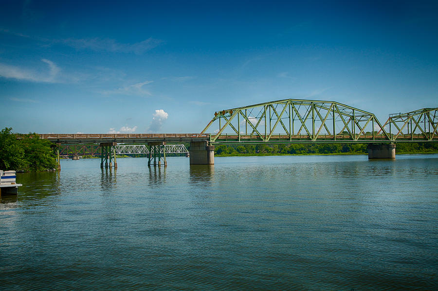 Old Bridge Meets Bkue Sky Photograph by Gary Ezell - Fine Art America