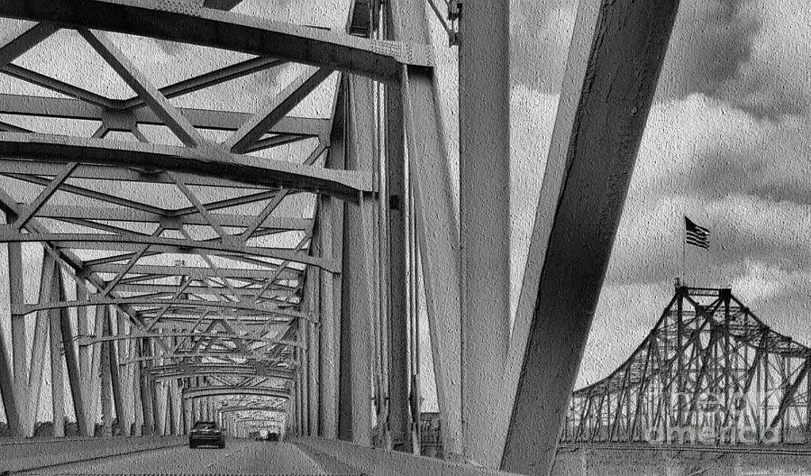 Old Bridge New Bridge Photograph by Janette Boyd