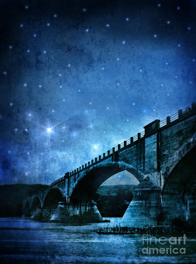 Old Bridge Over River Photograph by Jill Battaglia