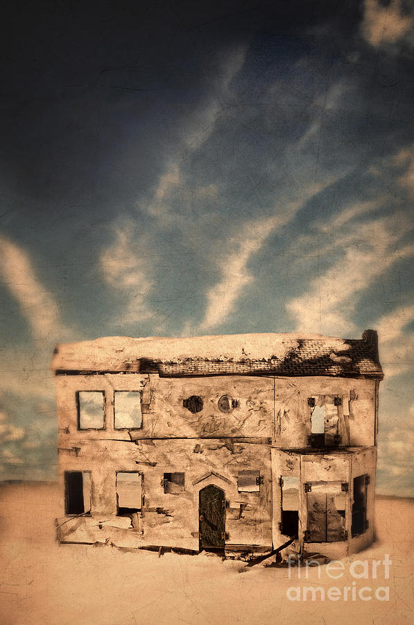 Old Broken Doll House Photograph by Jill Battaglia