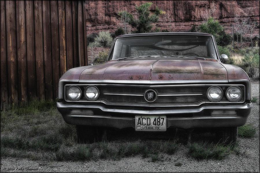Old Buick Photograph by Erika Fawcett