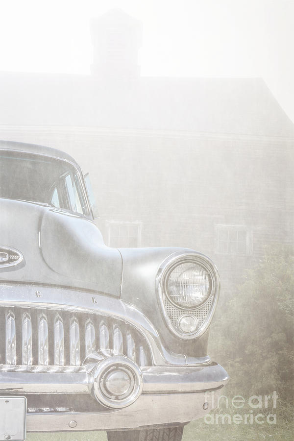 Transportation Photograph - Old Buick Out by the Barn by Edward Fielding