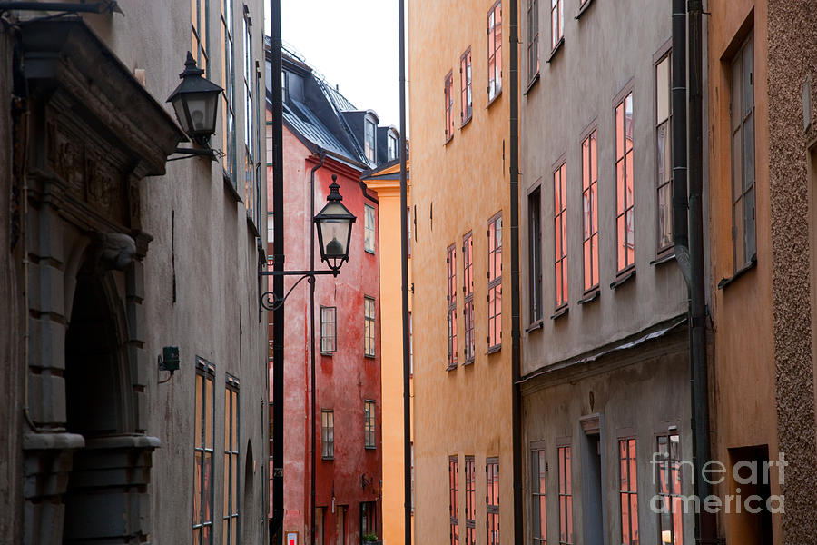 Old buildings in Stockholm Photograph by Michal Bednarek