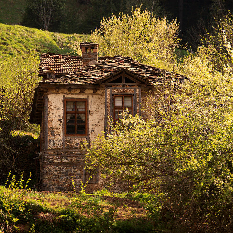 Architecture Photograph - Old Bulgarian house  by Svetoslav Sokolov