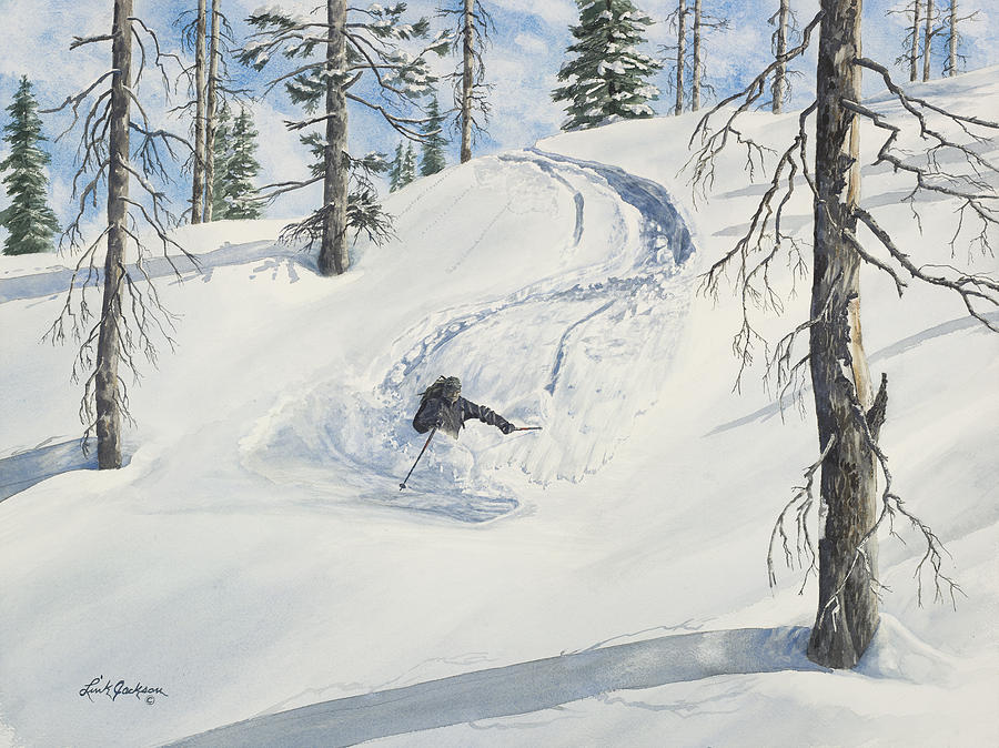 Old Burn Telemark Painting by Link Jackson