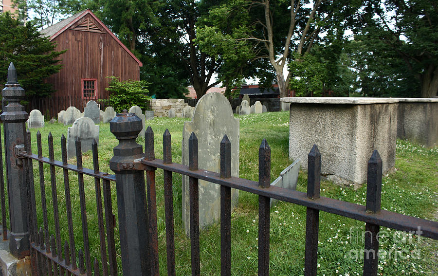 Old Burying Point Cemetery - Salem Massachusetts Photograph by Gregory Dyer