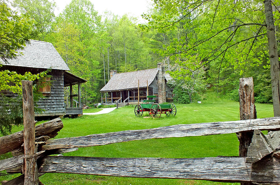 Old Cabins at the Cradle of Forestry Photograph by Duane McCullough