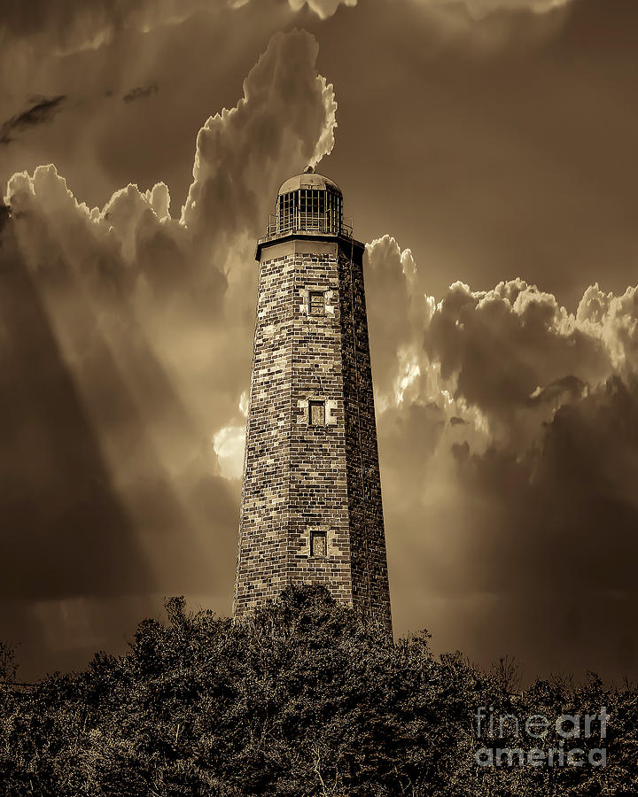 Old Cape Henry Lighthouse Photograph by Nick Zelinsky Jr