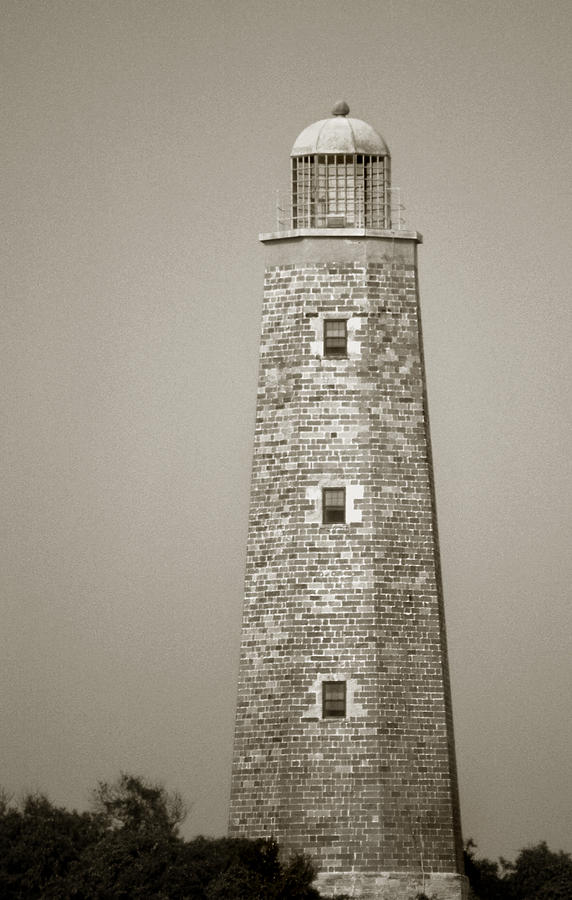 Lighthouse Photograph - Old Cape Henry Lighthouse by Skip Willits