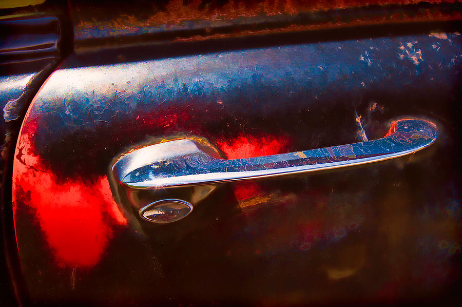 Old Car Door Photograph