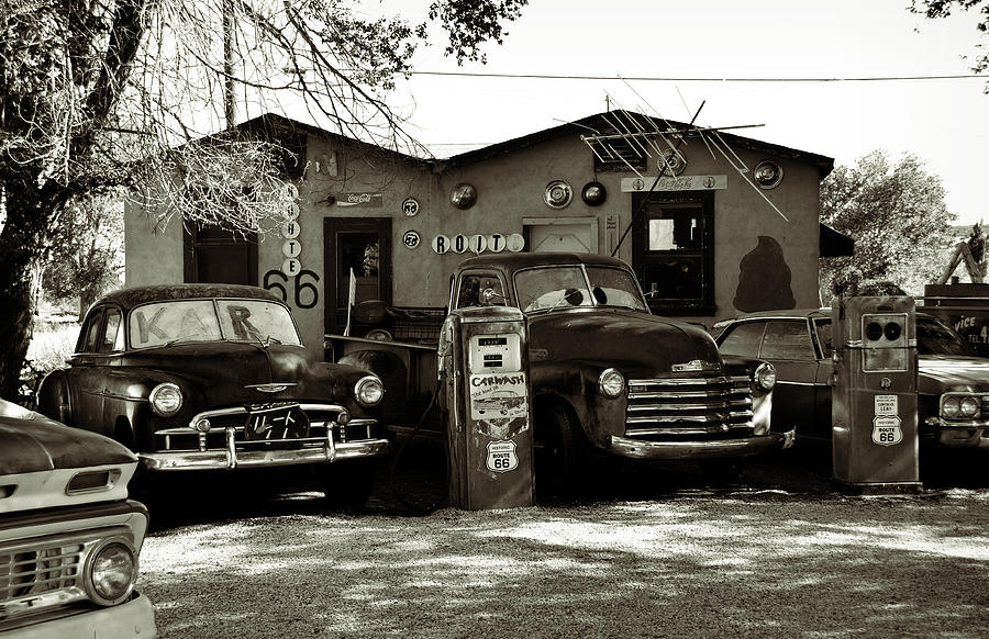 Old Cars On Route 66 Photograph By Ricardmn Photography