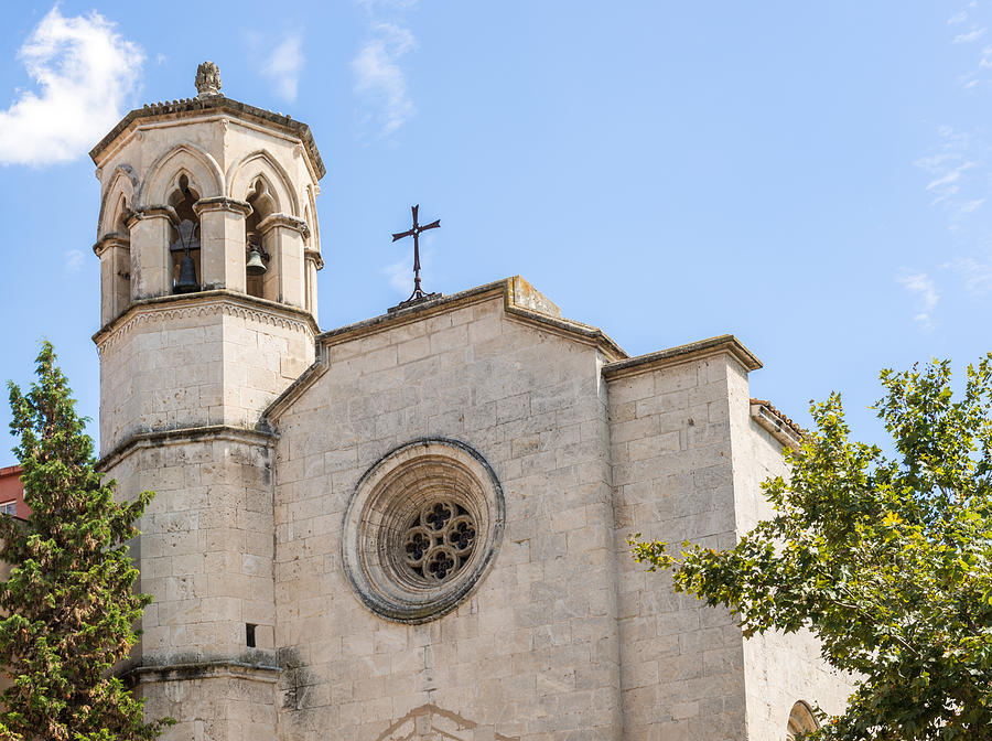 Old Catholic church in Vilafranca del Penedes Spain Photograph by Marek Poplawski