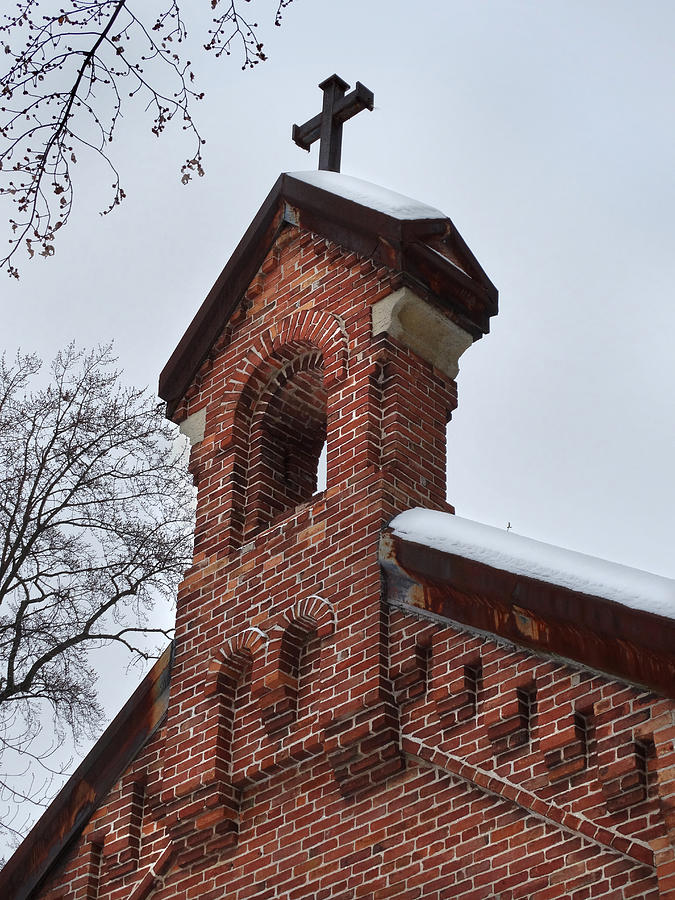 Old Cemetery Chapel Steeple Photograph by David T Wilkinson