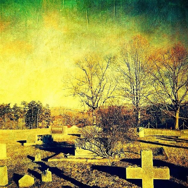 Old Cemetery Photograph by Paul Cutright