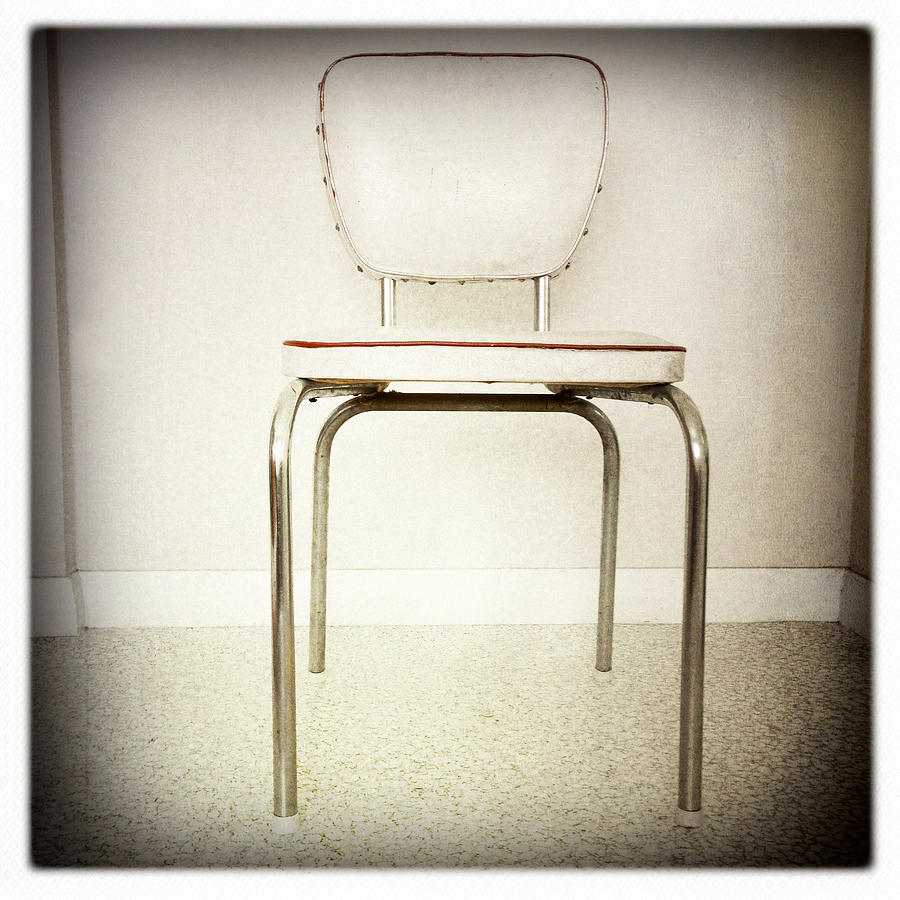 Vintage Photograph - Old chair by Les Cunliffe