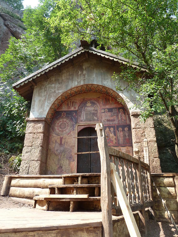 Old chapel in the rocks Photograph by Zori Minkova - Pixels