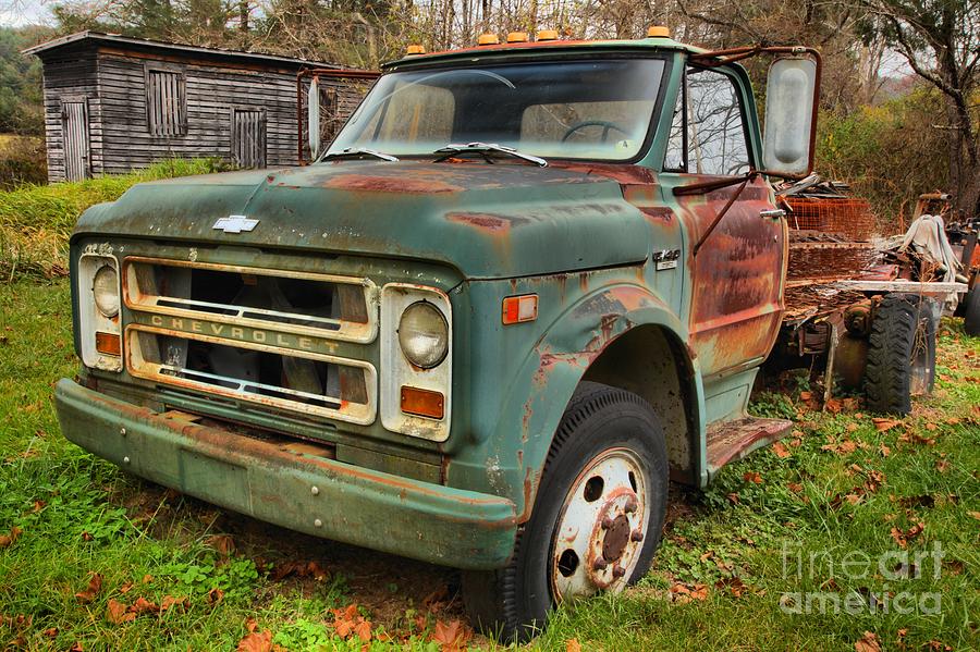 Old Chevy Truck Photograph by Adam Jewell