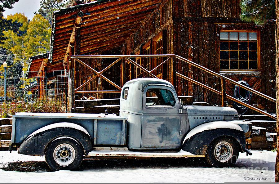 Old Chevy Truck Photograph by Barbara Chichester