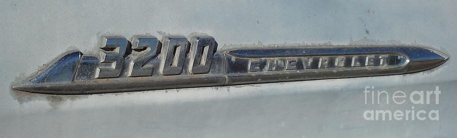 Old Chevy Trucks Emblem Photograph by J L Zarek