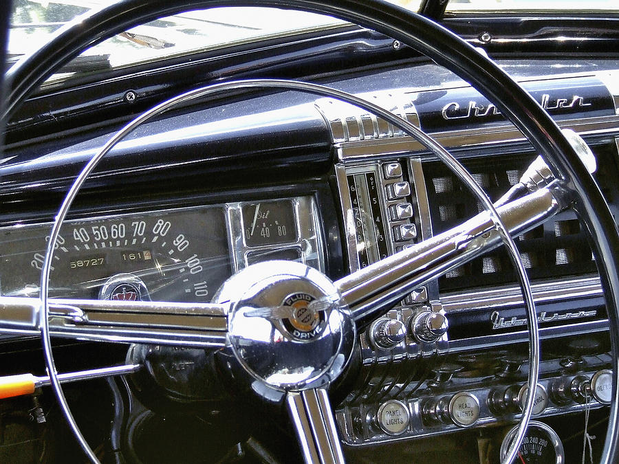 Old Chrysler Wheel Photograph by Richard Gregurich