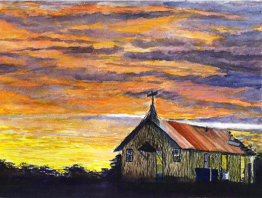 Old Church Painting by David Bartsch