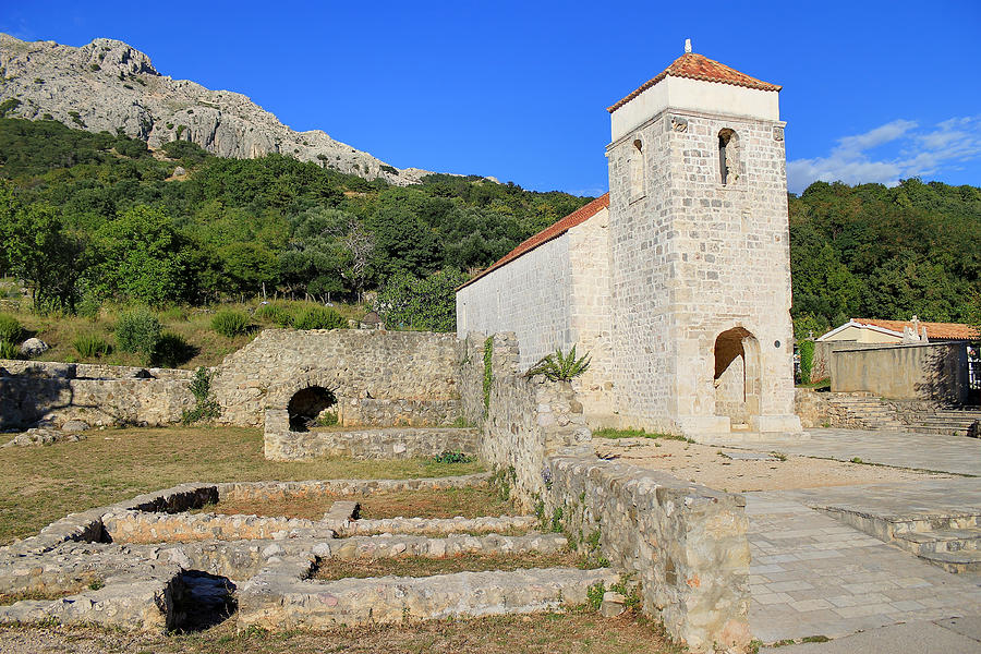Old church historic site in Baska Photograph by Brch Photography