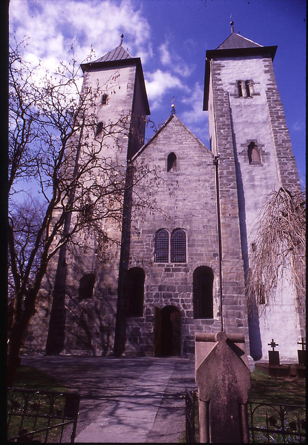 Church Photograph - Old Church in Bergen Norway by Thomas D McManus