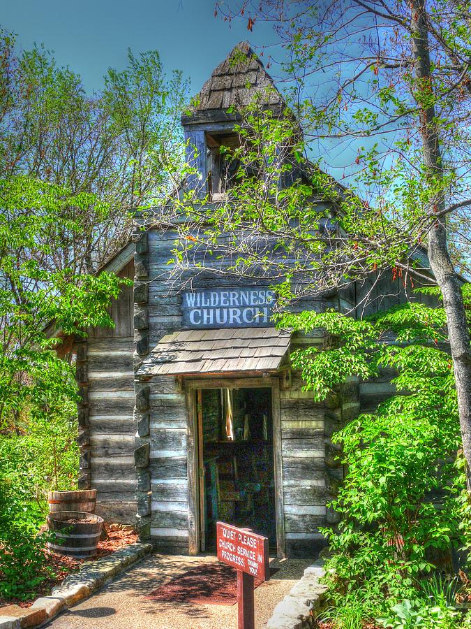 Architecture Photograph - Old Church in the Woods by John Straton