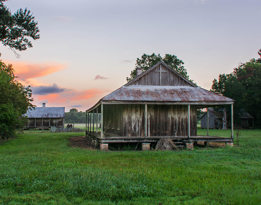 Old church/school house on Laurel Vally Plantation Photograph by ...