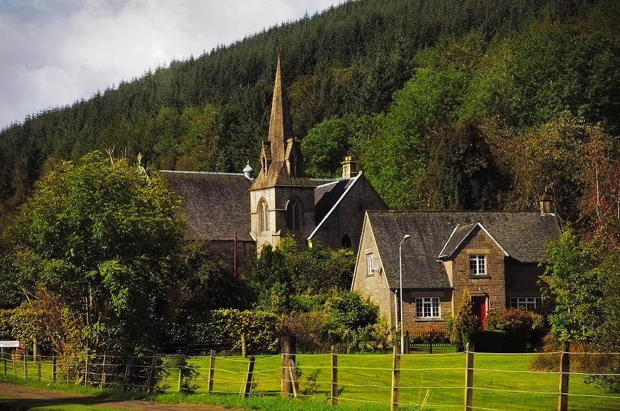 Mountain Photograph - Old Church. Scotland by Jenny Rainbow