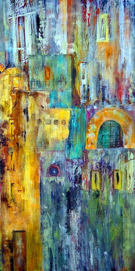 Old City West Painting by Katie Black