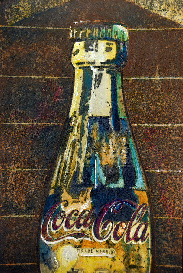 Old Coke Painting by Cindy McIntyre