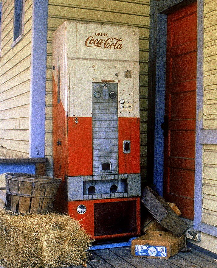 Old Coke Machine Photograph by Rodney Lee Williams