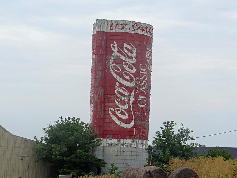 Old Coke Silo Photograph by Aaron Martens