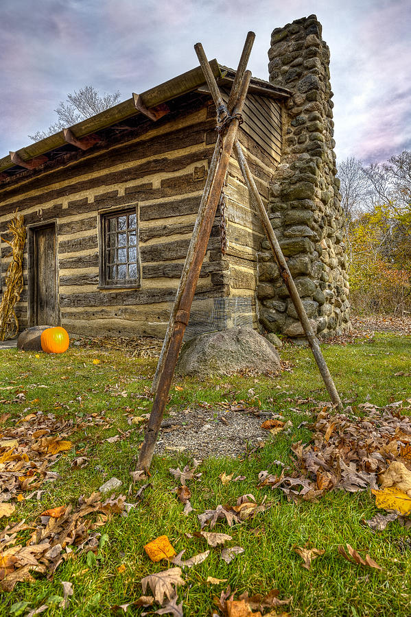 Old Cottage Photograph by Peter Lakomy