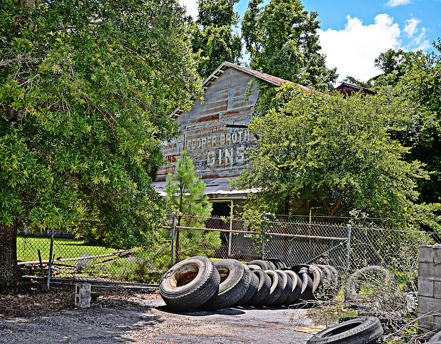 Old Cotton Gin Photograph by Linda Brown