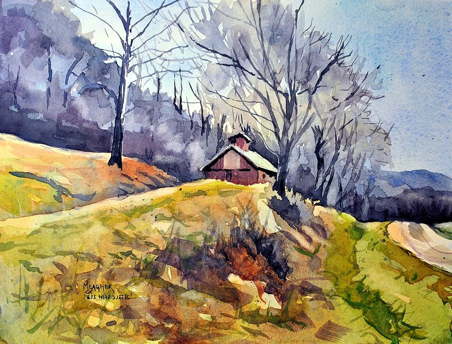 Old Country Barn Painting by Spencer Meagher - Fine Art America