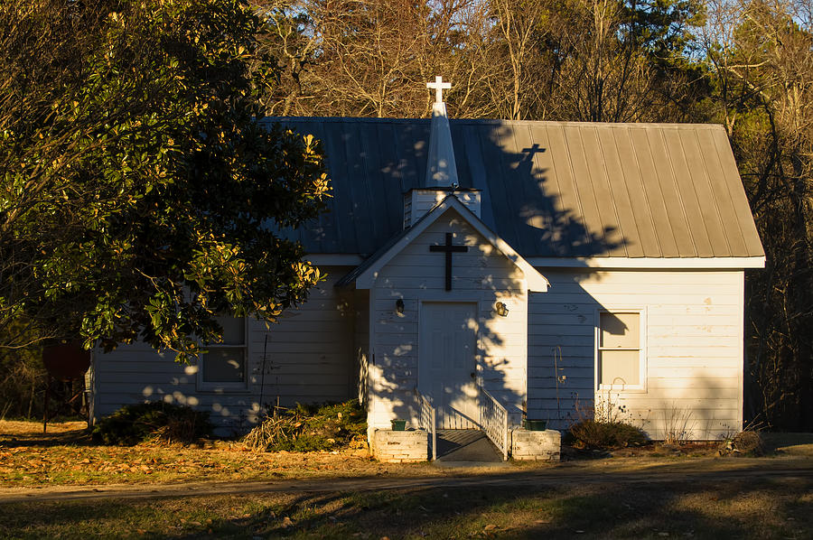 Country Church Photograph - Old Country Church by Flees Photos