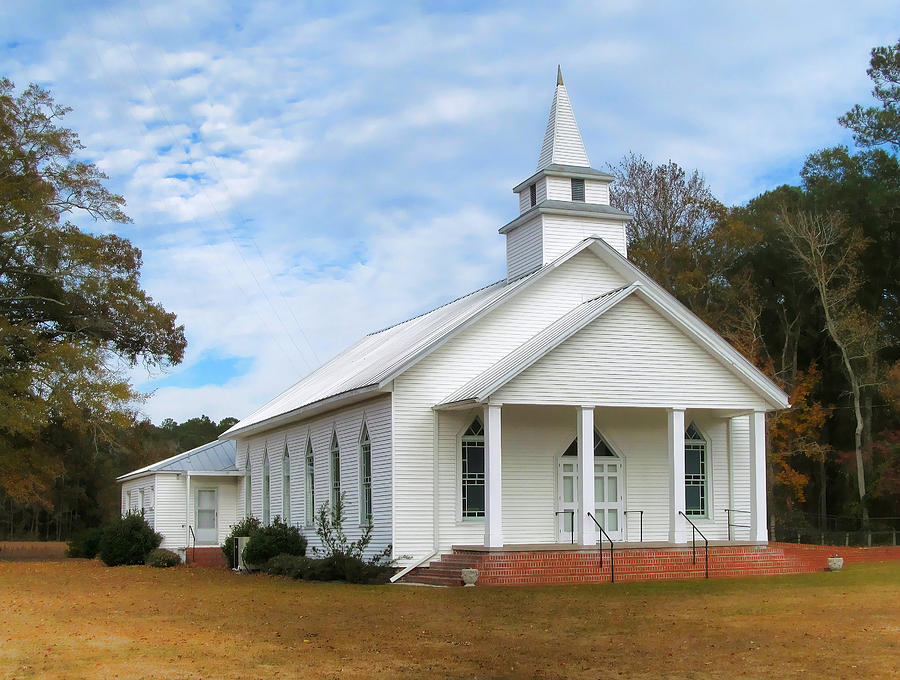 Old Country Church Photograph by Vic Montgomery