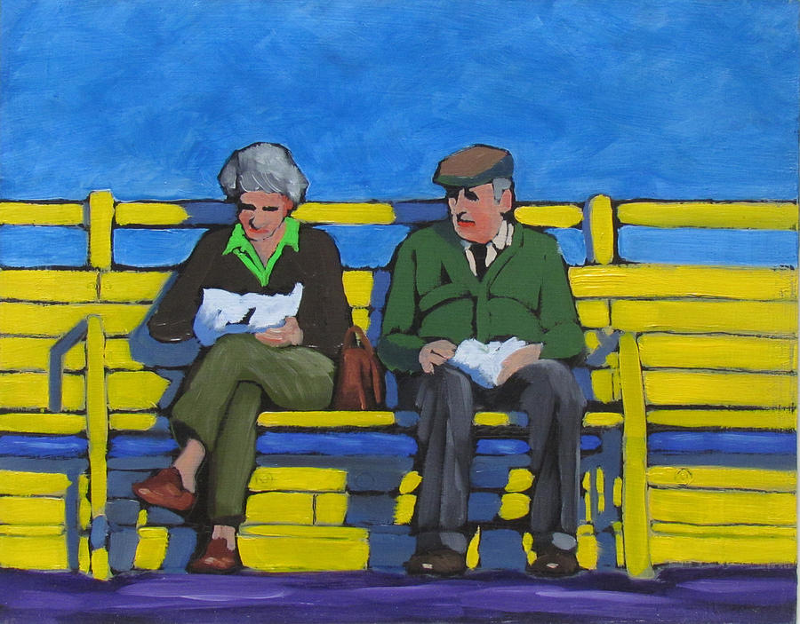 Image result for old couple painting