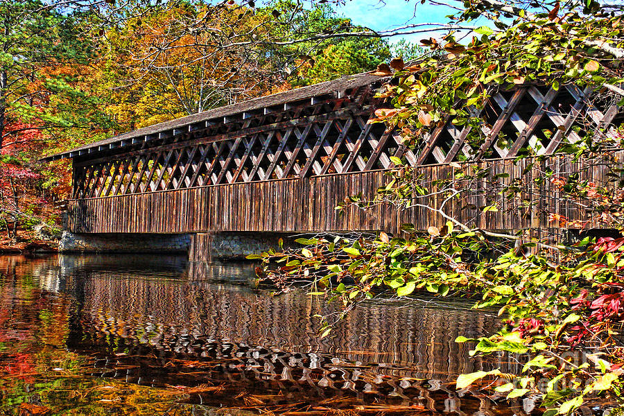 Old Covered Bridge Photograph By Irene Dowdy - Fine Art America