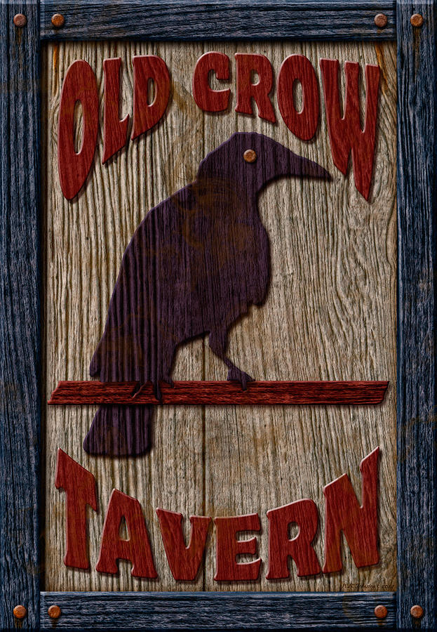 Old Crow Tavern Digital Art by WB Johnston
