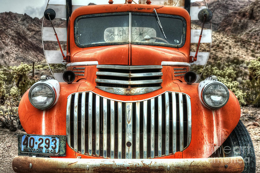 Old Delivery Truck Photograph by Eddie Yerkish