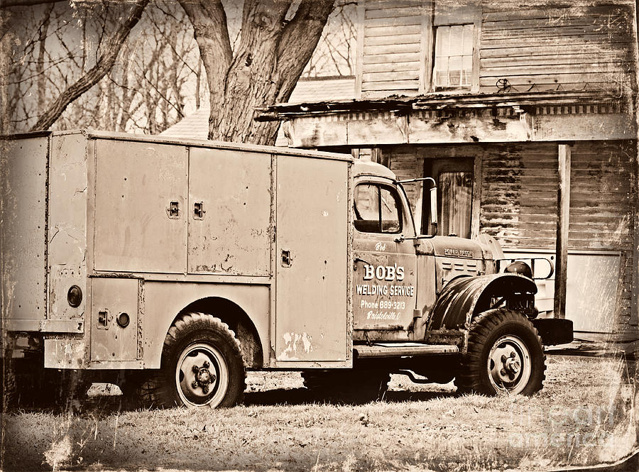 Old Dodge Power Wagon Photograph by Lila Fisher-Wenzel
