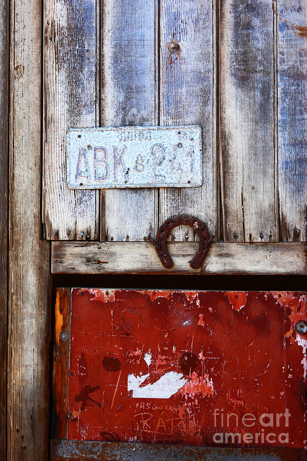 Lucky Old Door 2 Photograph by James Brunker