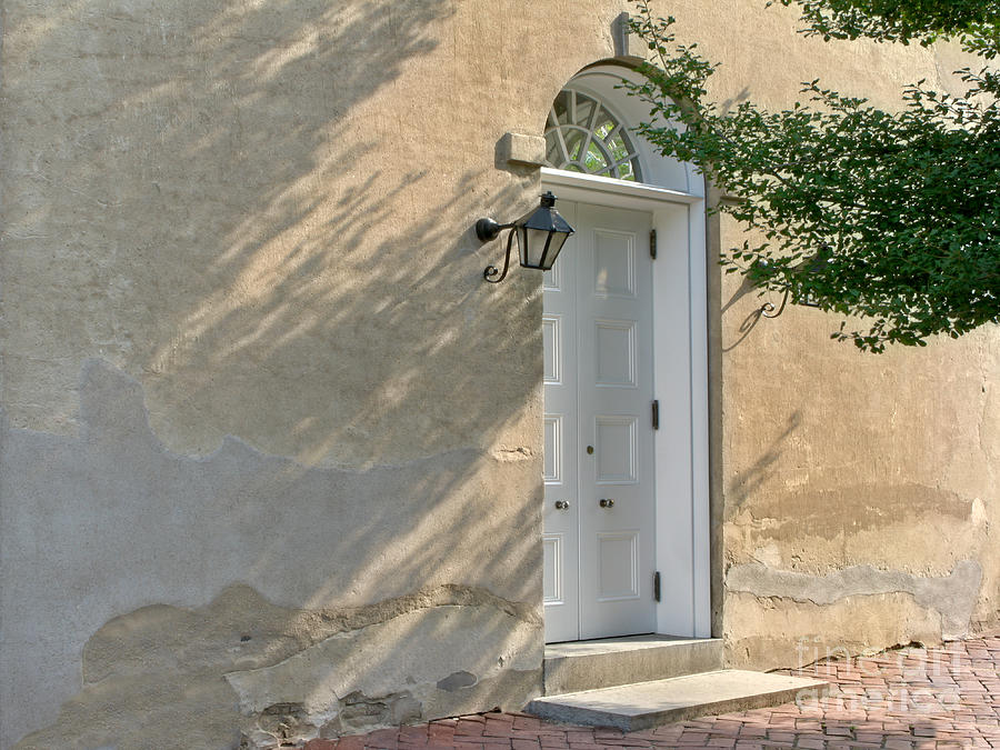 Old Door and Stucco Wall Photograph by Olivier Le Queinec