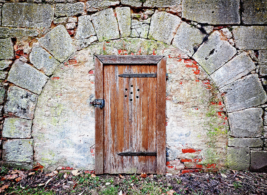Old Door Photograph by Foottoo