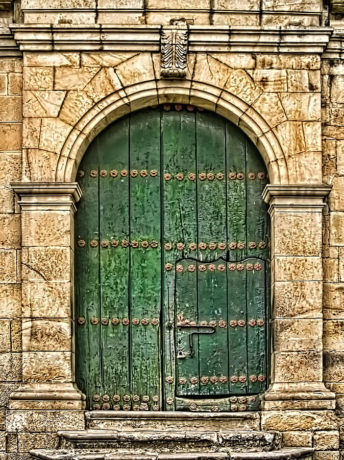 Old Church Door Photograph by Maria Coulson