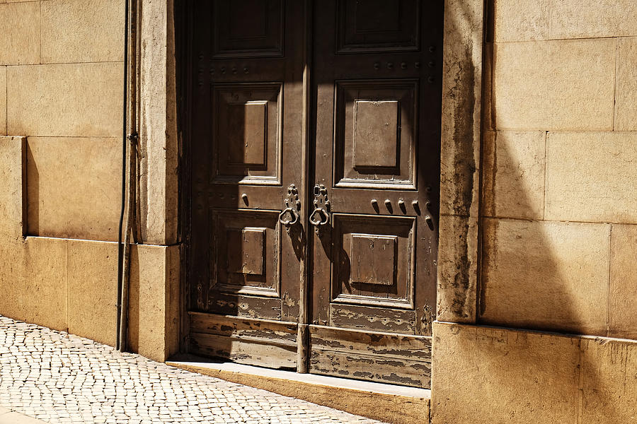 Old Door of Lisbon Photograph by Lucinda Walter